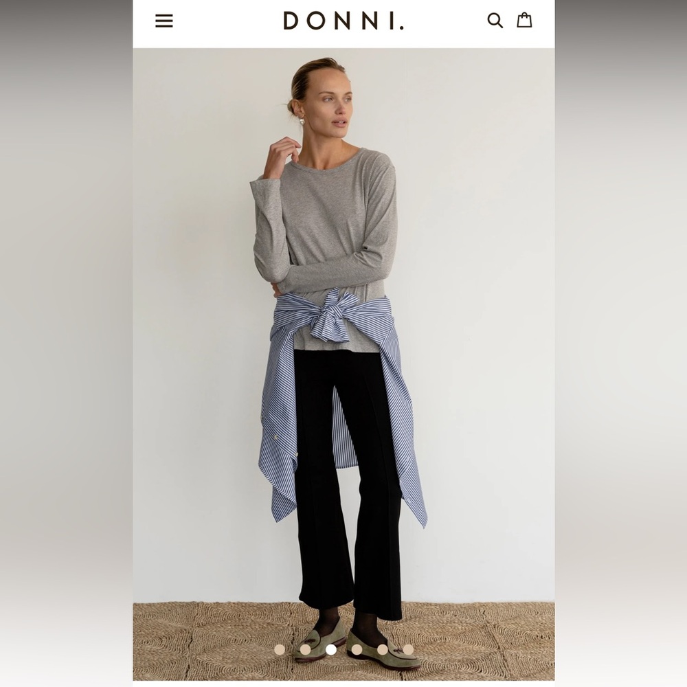 Donni The Rib Kick Flare Pant